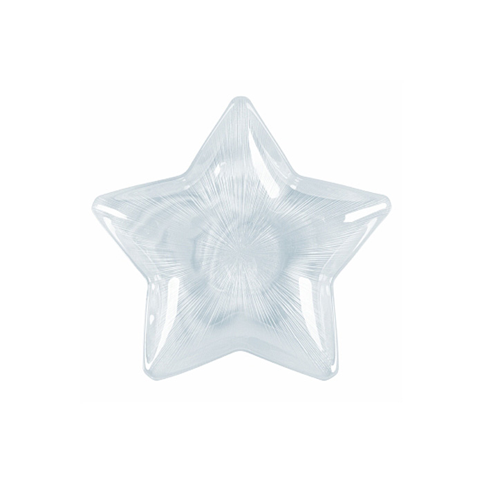 Πιάτο αστέρι γυαλί λευκό 30x30x4,8 εκ. Galileo 5913507