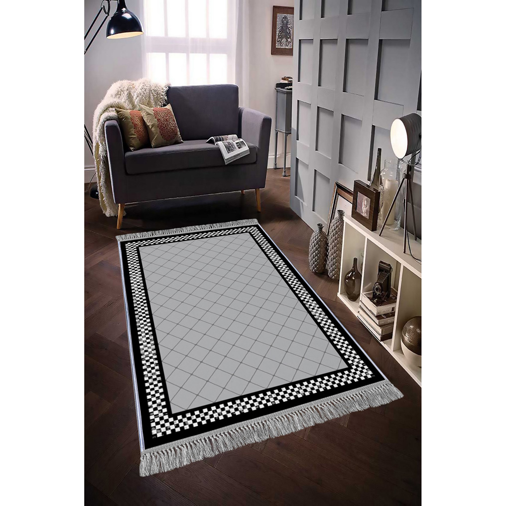 Carpet ELS - SN - 013 Grey 100% Velvet fabric