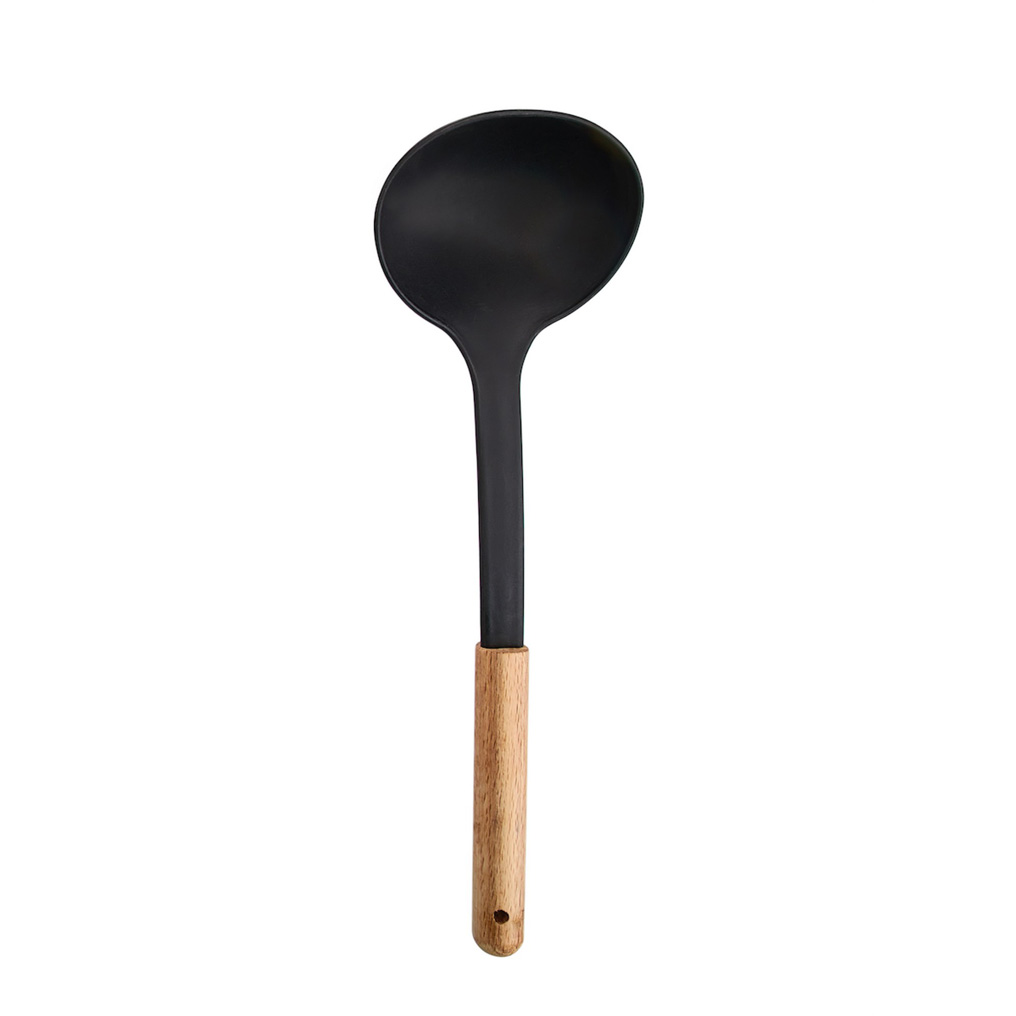 Ladle Black Plastic 9x31x2 cm 619PLS1250