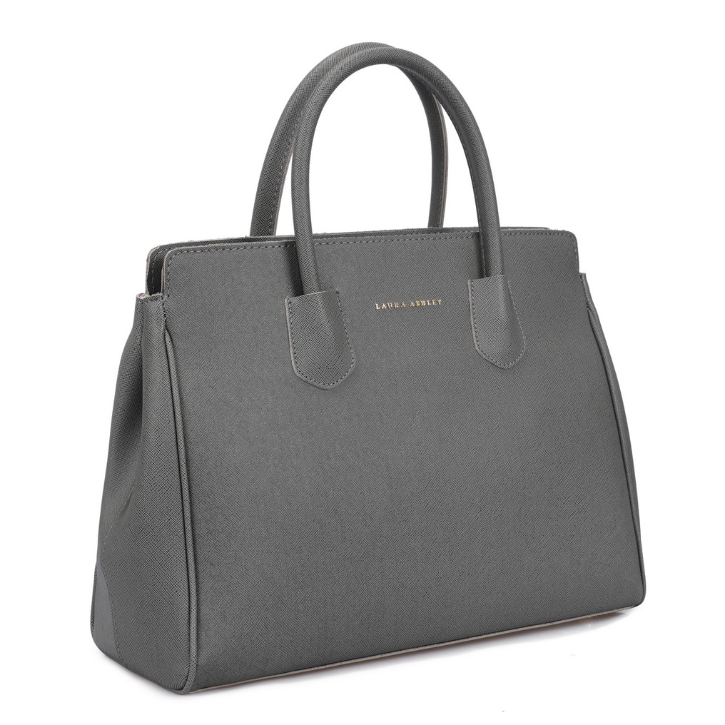 Laura Ashley Handbag Bainard-Grey PVC Leather 15x35x26 cm
