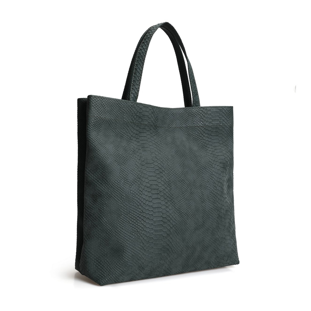 Shopper bag Lucky Bees 1279 - Green Polyvinyl leather 35x10x34 cm 671LKB1656