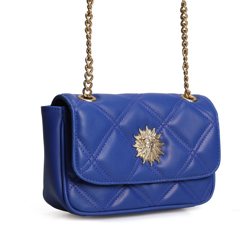 Handbag Lucky Bees 1251 - Sax Blue Polyvinyl leather 23x7x15 cm 671LKB1665