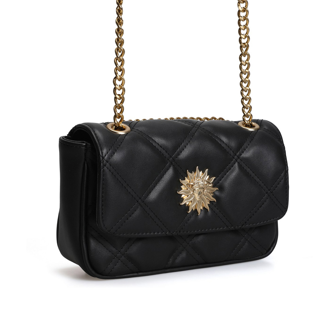 Handbag Lucky Bees 1251 - Black Polyvinyl leather 23x7x15 cm 671LKB1668