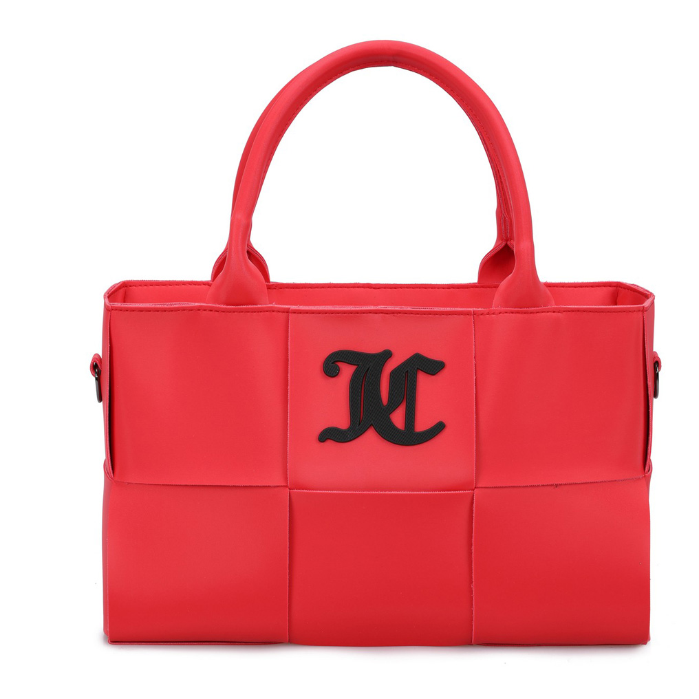 Juicy Couture Handbag 202-Red 100% Polyvinyl Leather 10x30x18 cm