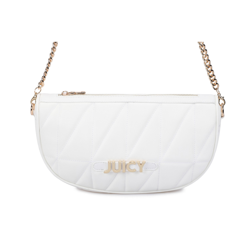 Juicy Couture Handbag 238-White 100% Polyvinyl Leather 8x28x15 cm