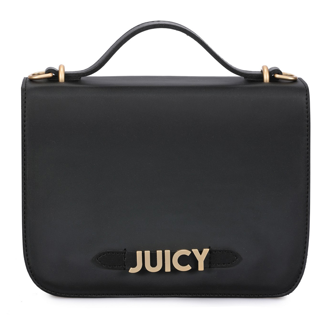 Juicy Couture Handbag 226-Black 100% Polyvinyl Leather 13x30x17 cm