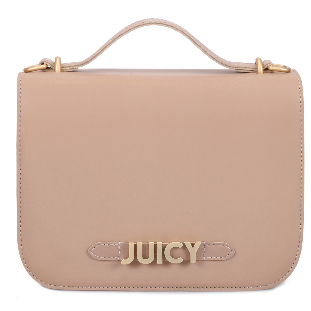 Juicy Couture Handbag 226-Camel 100% Polyvinyl Leather 13x30x17 cm