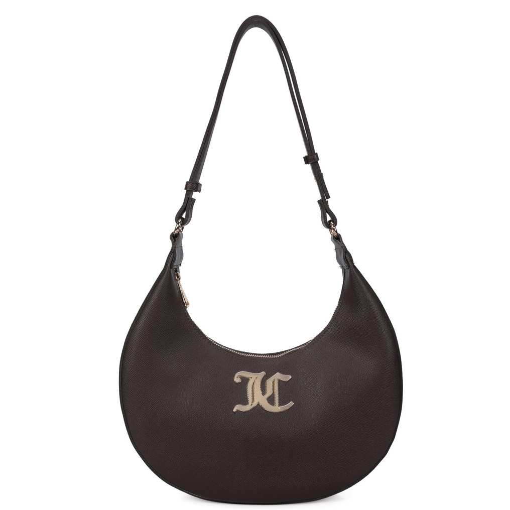 Juicy Couture Handbag 311-Brown 100% Polyvinyl Leather 7x30x16 cm