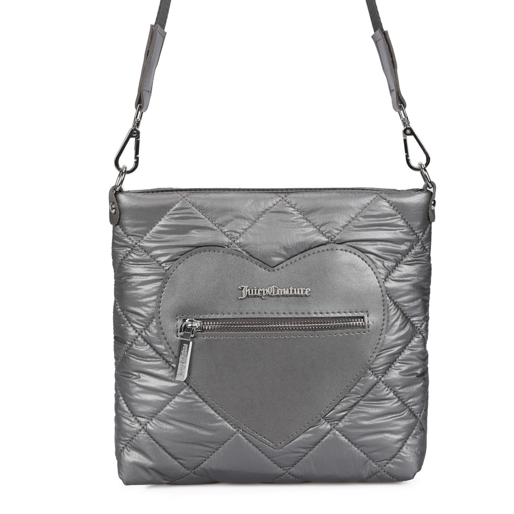 Juicy Couture Γυναικεία τσάντα 379-Anthracite 100% Δερματίνη 6x25x25 εκ. 673JCT1340