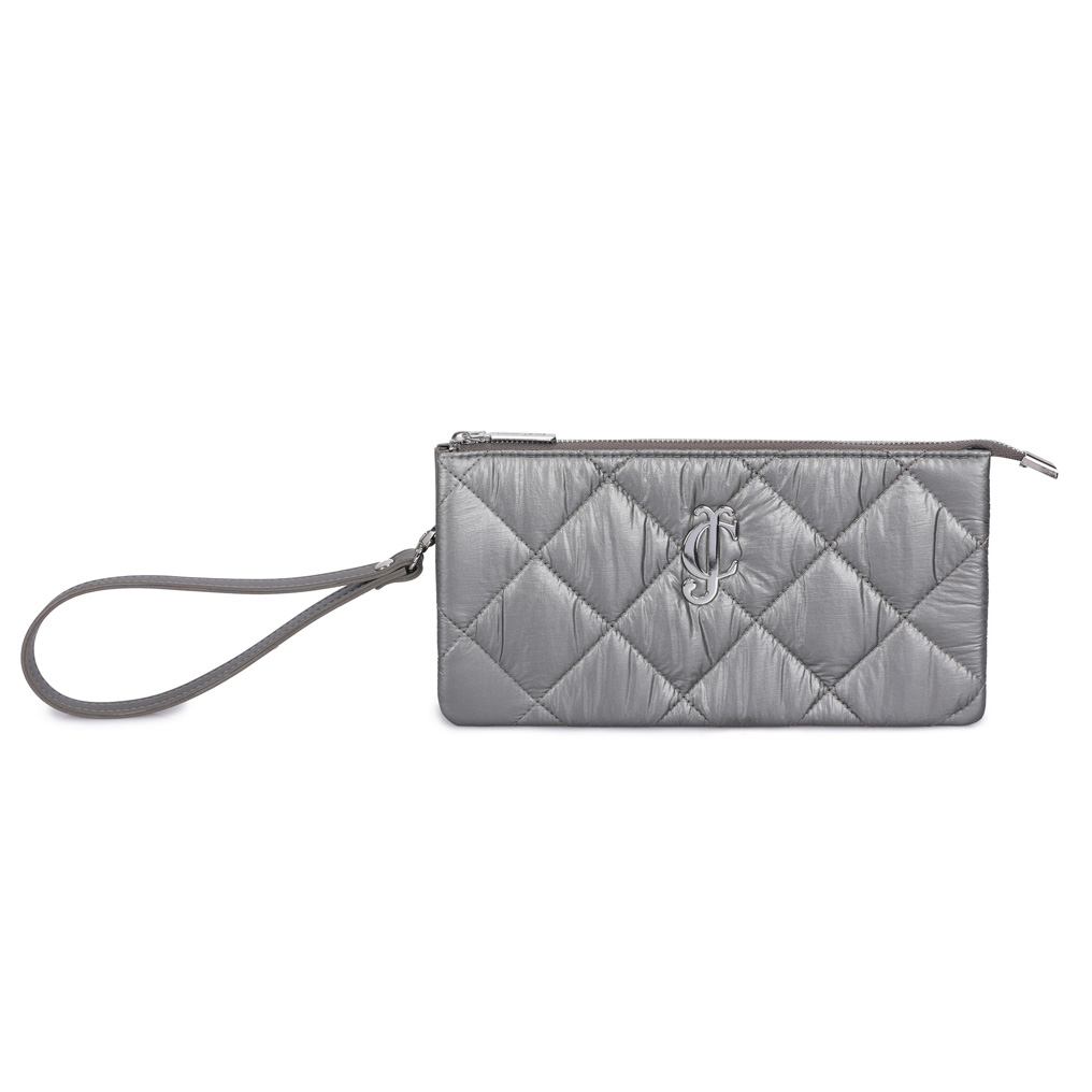 Juicy Couture Γυναικείο τσαντάκι καρπού 391-Anthracite 100% Δερματίνη 5x27x14 εκ. 673JCT1353