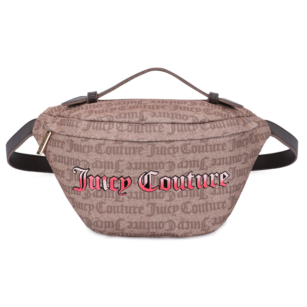 Juicy Couture Γυναικείο τσαντάκι μέσης 142-Brown 100% Δερματίνη 3x35x15 εκ. 673JCT1390