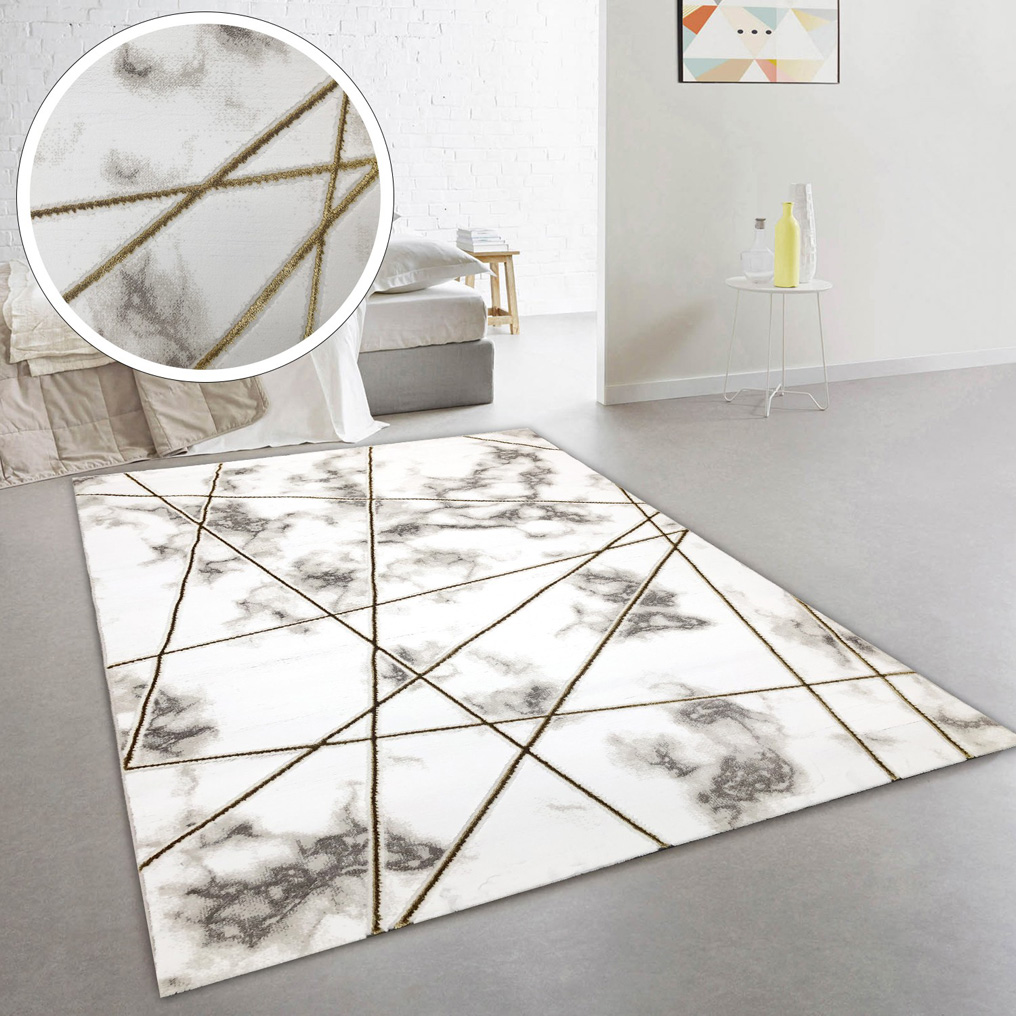 Carpet 2650A - Gold 100% Polypropylene 80x150 cm