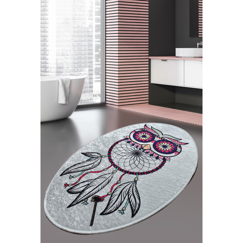 Carpet Dream Oval DJT  100% Velvet fabric 60x90 cm