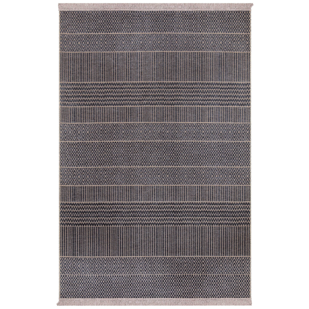 Carpet 23041A - Anthracite 100% Jute/ Chenille