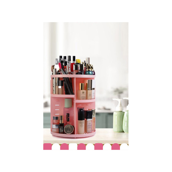 Multi-level makeup organizer Plastic Pink 23x23x30,5 cm 964FRM2116