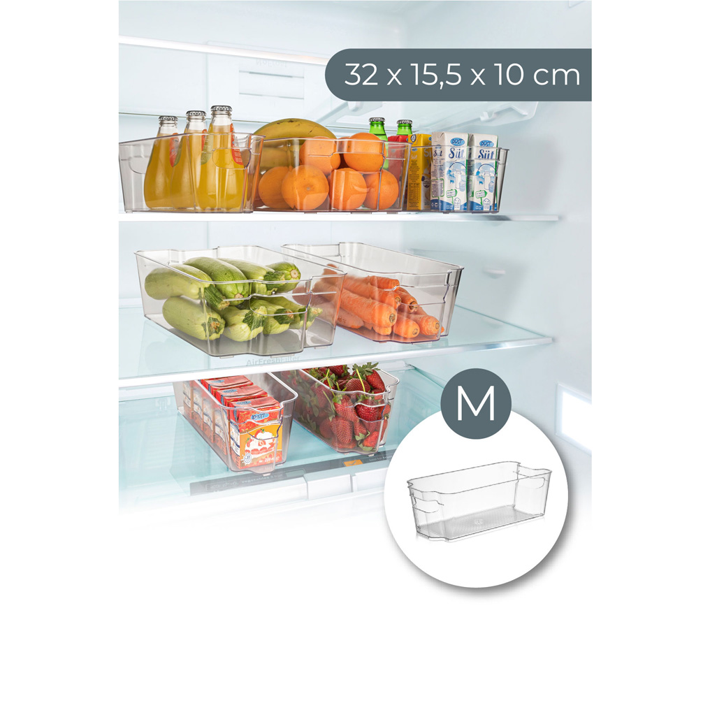 Οργανωτής ψυγείου Διάφανο Πλαστικό 32x15,5x10 εκ. 964FRM3407