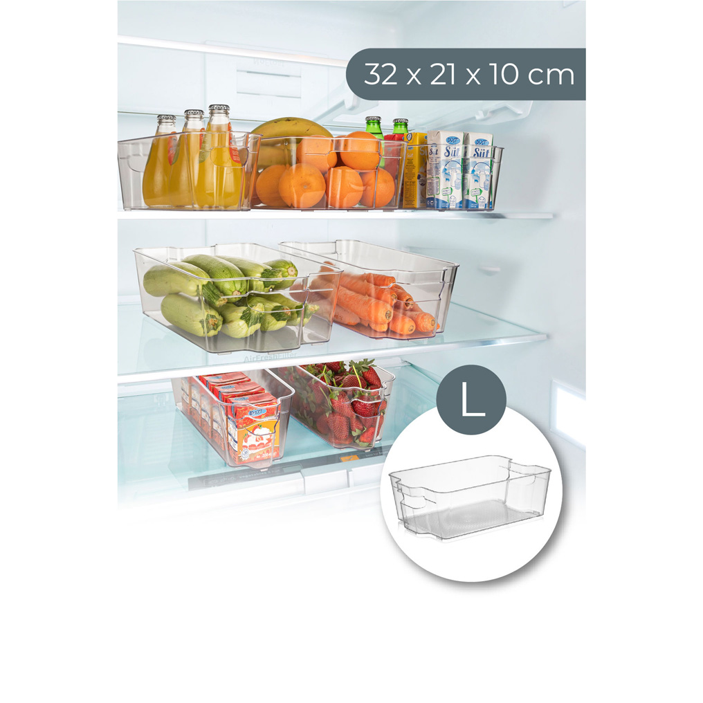 Οργανωτής ψυγείου Διάφανο Πλαστικό 32x21x10 εκ. 964FRM3408