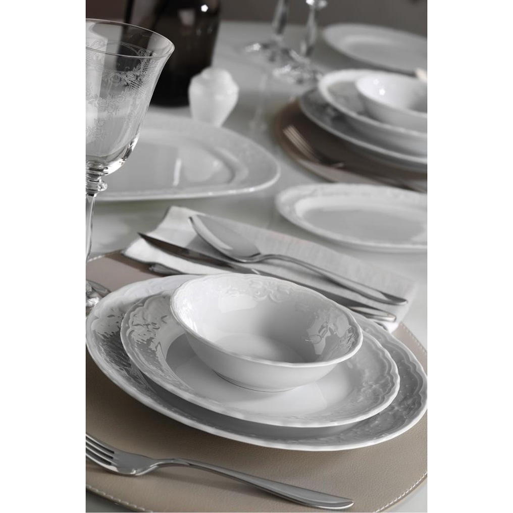 Dinner Set White Porcelain 78 pcs 973BRS1107