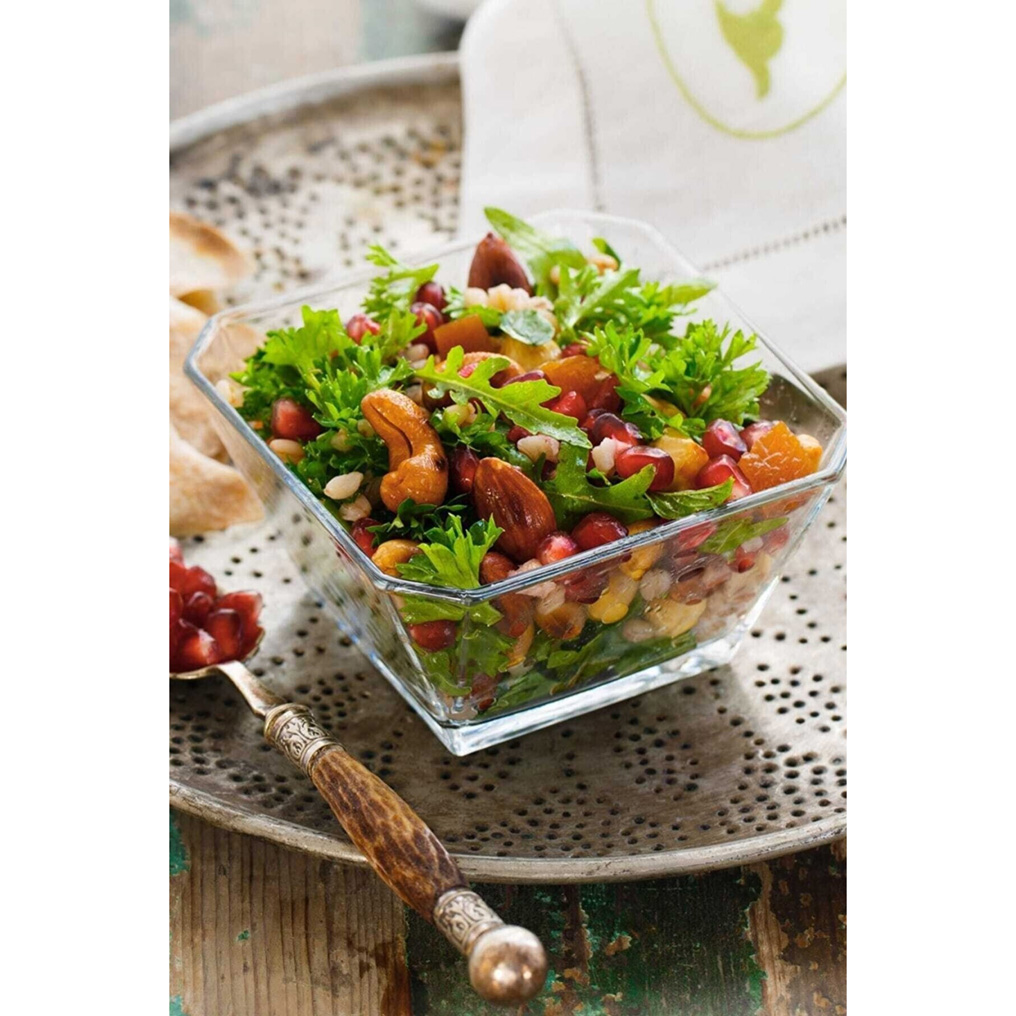 Salad Bowl Transparent Glass 19,6x19,6x10,4 cm 1,9 ml 990LAV1701