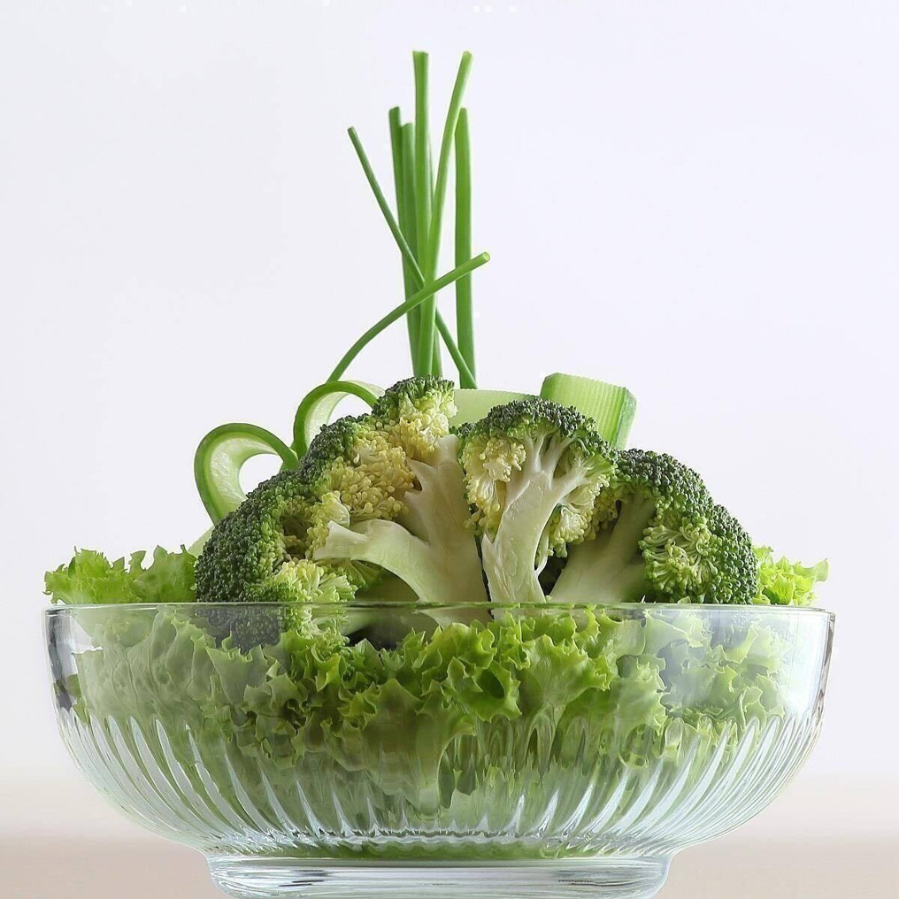 Salad Bowl Transparent Glass 2,6 lt 6 pcs 990LAV1708