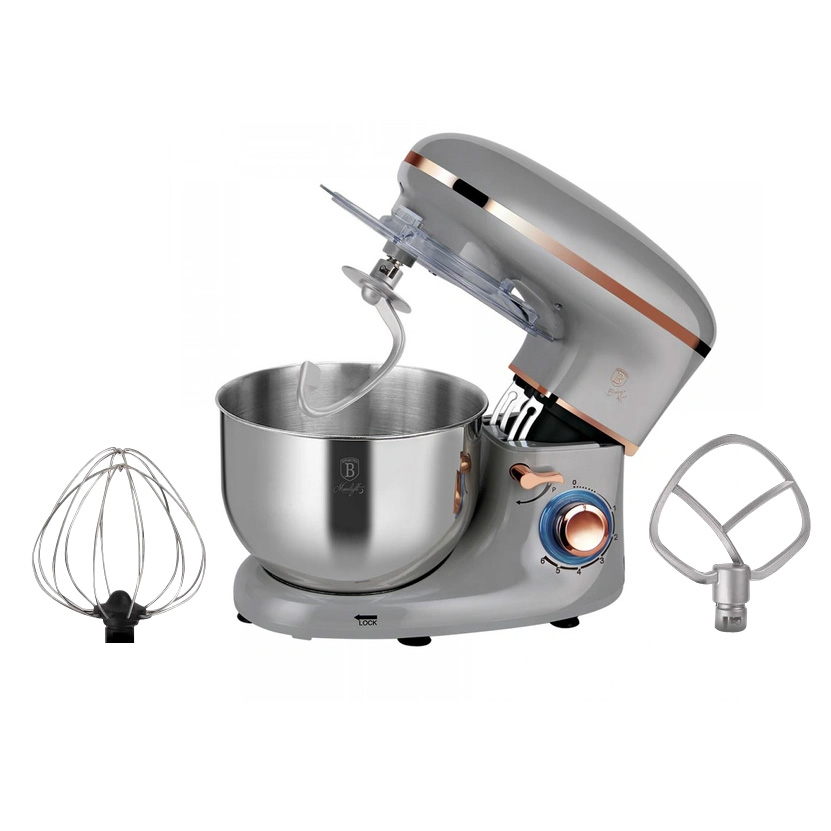 Kitchen machine - Mixer 1300W Silver Metallic Line Moonlight Collection Berlinger Haus BH-9192