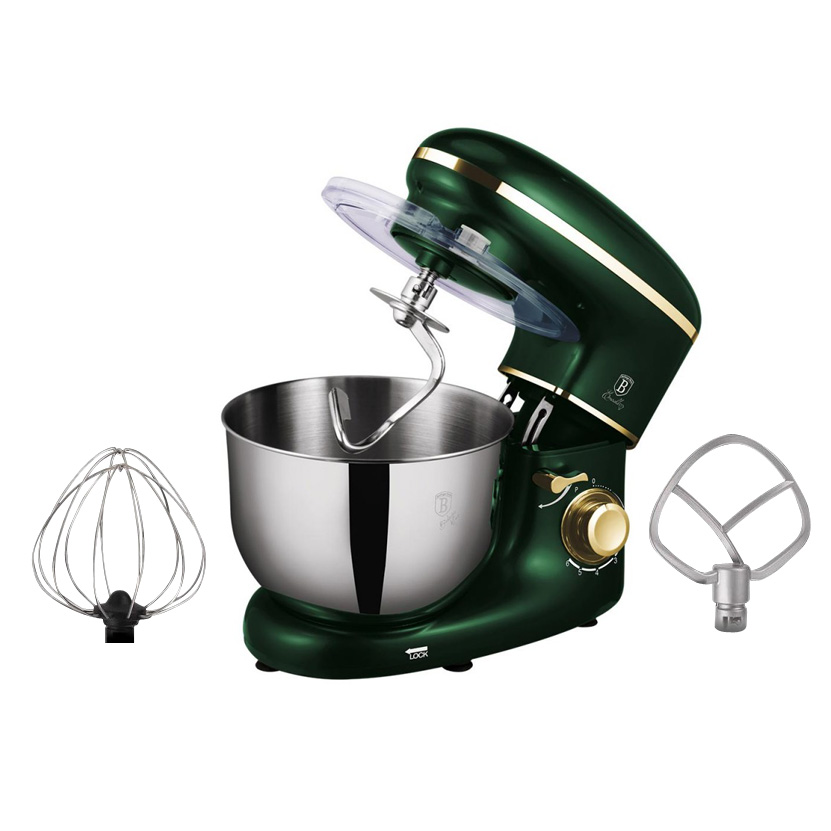 Κουζινομηχανή - Μίξερ 1300W Σμαραγδί Metallic Line Emerald Edition Berlinger Haus BH-9195