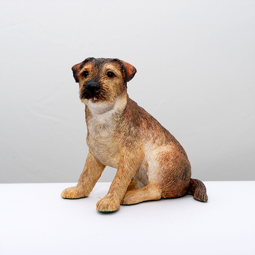 Border Terrier γλυπτό ρητίνης Border Fine Arts
