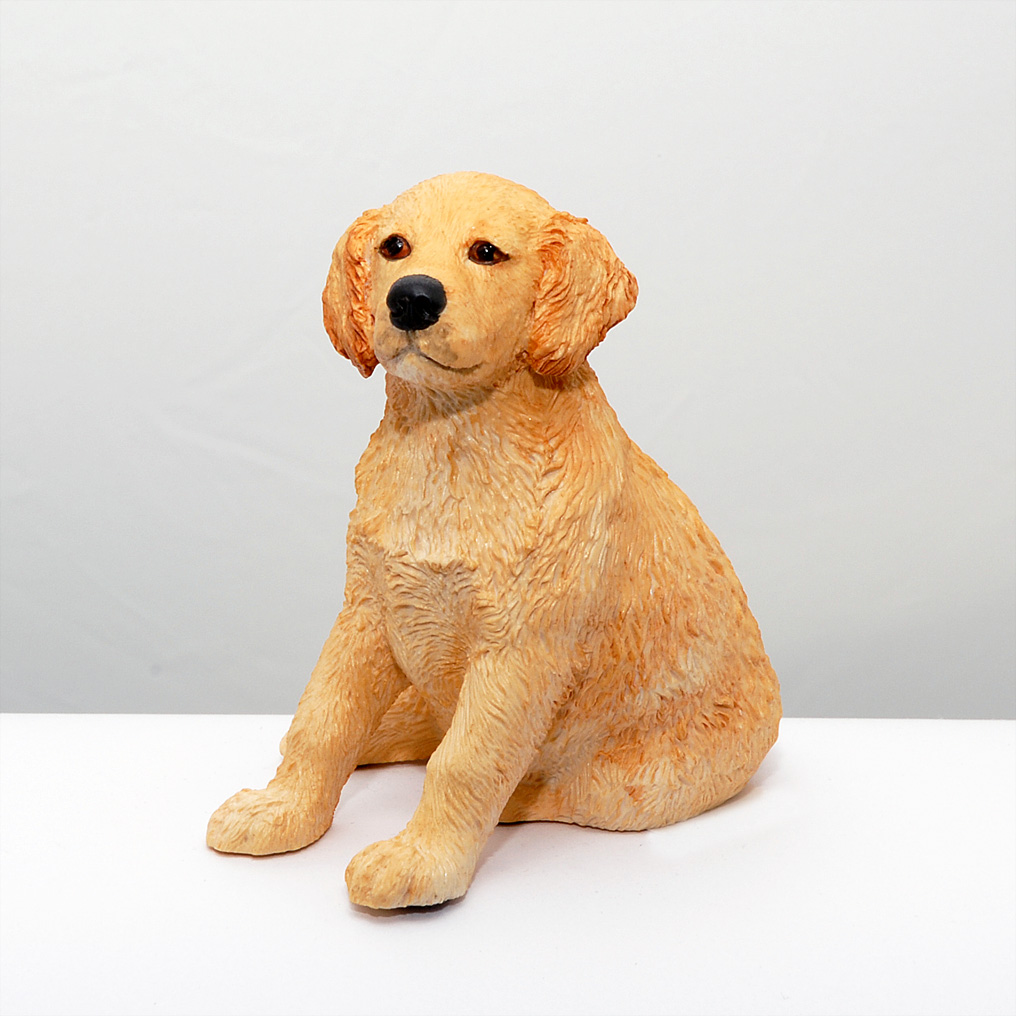 Golden Retriever γλυπτό ρητίνης Border Fine Arts