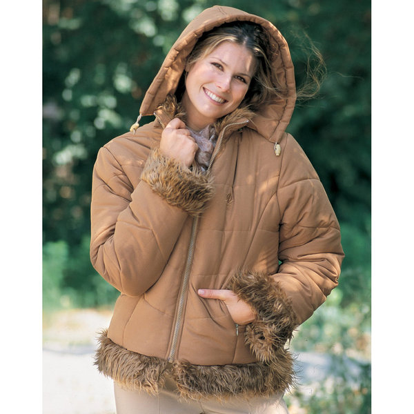 *Εκθεσιακό* Κοντό μπουφάν καφέ 