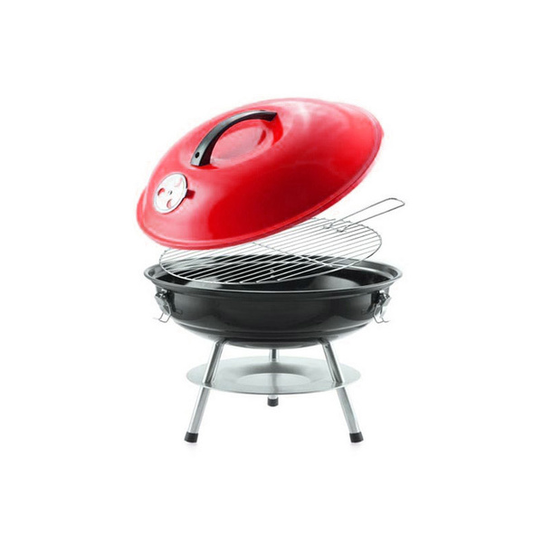 Φορητή στρογγυλή ψησταριά με καπάκι 36 εκ. 