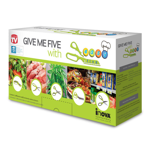 Easy Five σετ 5 ψαλιδιών για την κουζίνα 