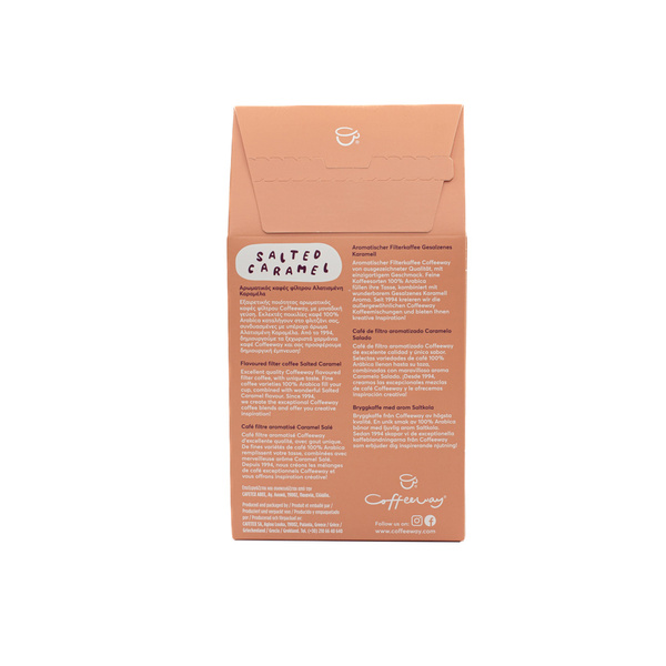 Flavored filter coffee Coffeeway packaged Salted Caramel 200 gr 