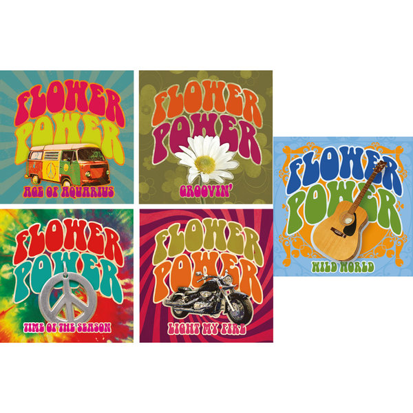Flower Power 8 CDs+1 CD διπλό 