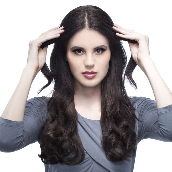 Secret Extensions μαλλιών μαύρο 23 εκ. 