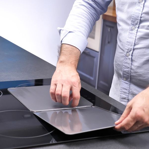 Μεταλλικό αναδιπλούμενο προστατευτικό τηγανίσματος εστίας CS-002 