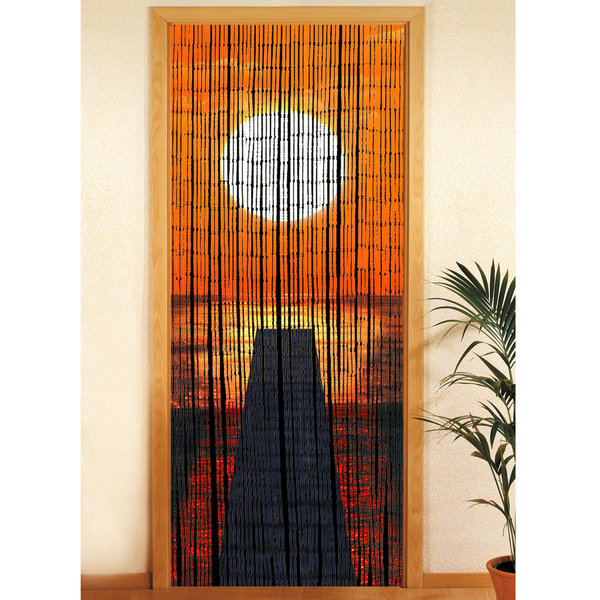 Bamboo curtain Sunset 90x200 cm 