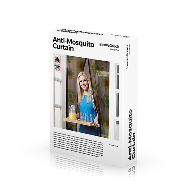 Innovagoods Magnetic Fly Curtain White 