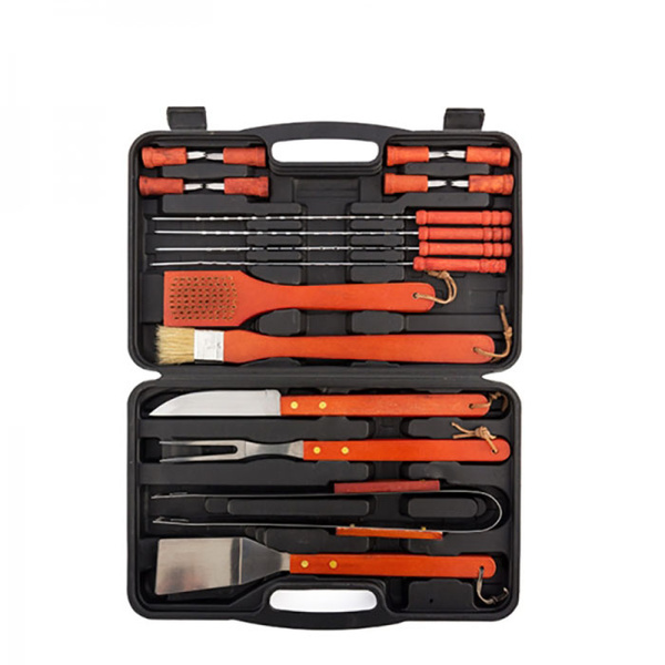 Barbecue accessory case 18 pcs 