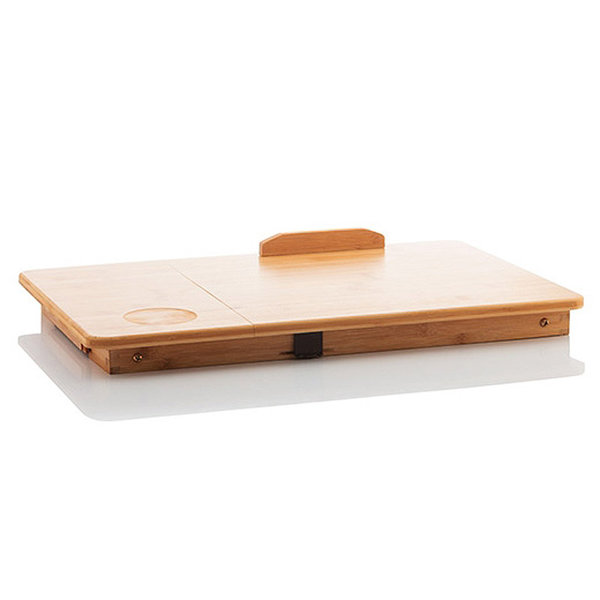 Bamboo folding side table 53,50x34x27 cm 