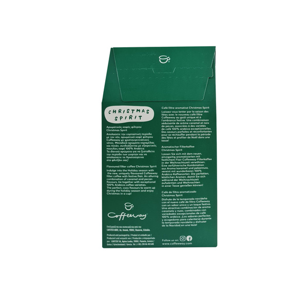 Αρωματικός καφές φίλτρου Coffeeway συσκευασμένος Αρωμα Χριστουγέννων 200 γρ. 