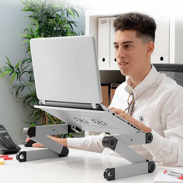 Adjustable multi-position laptop table Omnible InnovaGoods 