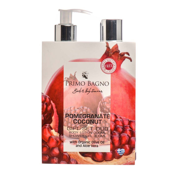 Pomegranate & Coconut Λοσιόν σώματος 300ml & Αφρόλουτρο 300ml 