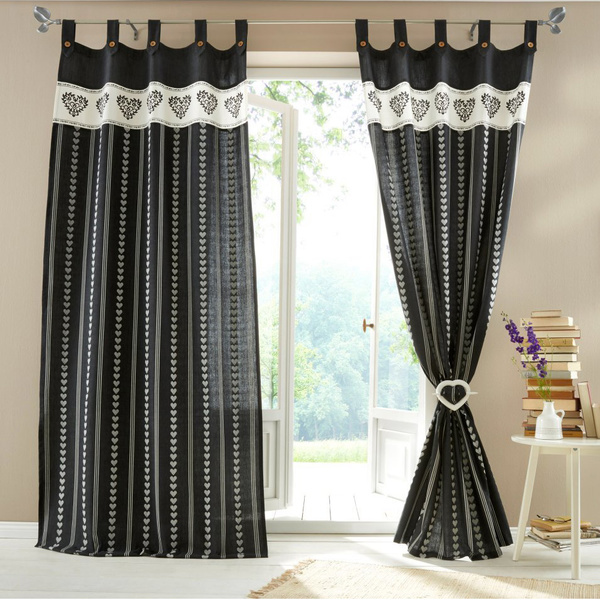 Curtain clasp MDF Hearts 2 pcs 