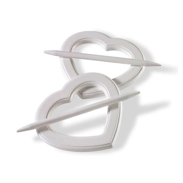 Curtain clasp MDF Hearts 2 pcs 
