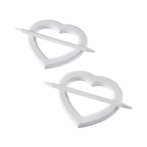 Curtain clasp MDF Hearts 2 pcs 