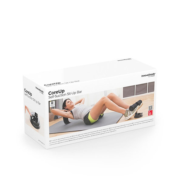 Sit-up bar for abdominals with suction pad Core Up InnovaGoods 