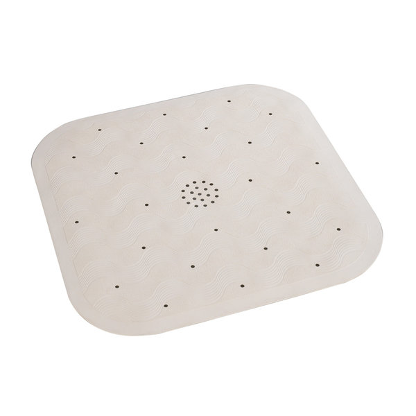 Αντιολισθητικό πατάκι ντους καουτσούκ μπεζ 45x45 εκ. 84341500 