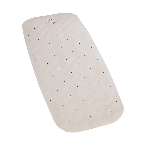 Αντιολισθητικό πατάκι μπανιέρας καουτσούκ μπεζ 90x37 εκ. 84361500 