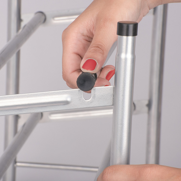 Extendable metal shoe rack 62-114x22x35 cm 