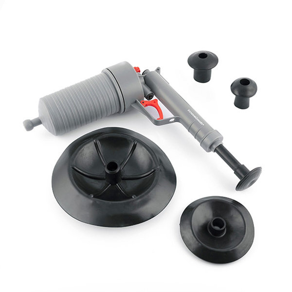 Συσκευή απόφραξης με πεπιεσμένο αέρα & 4 κεφαλές KlinGun InnovaGoods 